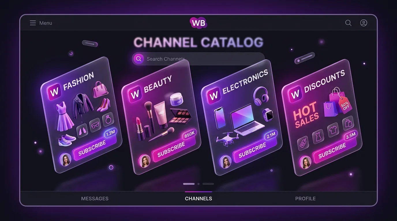 Каналы в WB Chat (ВБ Чат): как найти, популярные каналы со скидками и товарами, и как вести свой канал автору